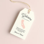 Welcome to CALIFORNIA Wedding ANY COLOR   Gift Tags<br><div class="desc">Share a welcome message for your wedding or family reunion in CALIFORNIA!! Personalize the tags with the location of your wedding, a short welcome note, your names, and wedding date. These tags are perfect for destination weddings, family reunion, travel wedding or CALIFORNIA events and hotel guest welcome bags. Click on...</div>
