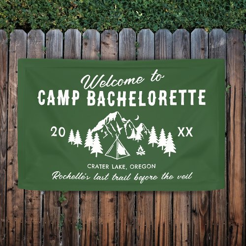 Welcome to Camp Bachelorette Banner