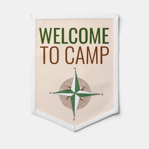 Welcome to Camp Compass Camping Cabin Outdoors Pennant