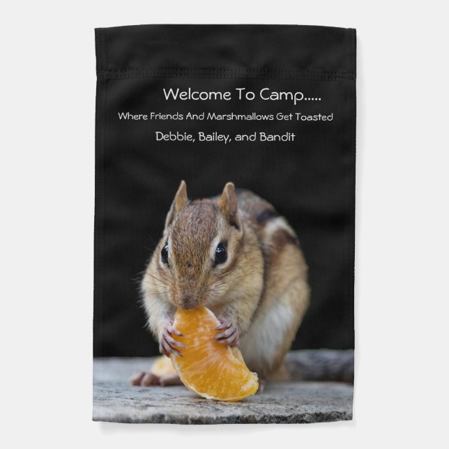 Welcome To Camp Garden Flag (Front)