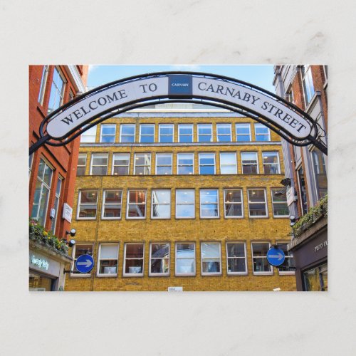 Welcome to Carnaby Street _ London Postcard
