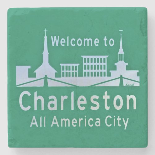 Welcome To Charleston Charleston SC Coaster Stone Coaster