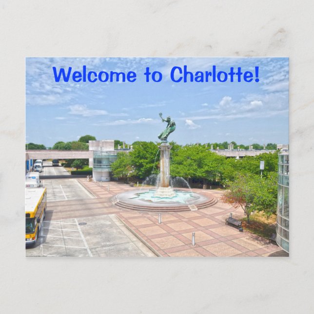 Welcome to Charlotte! Postcard (Front)