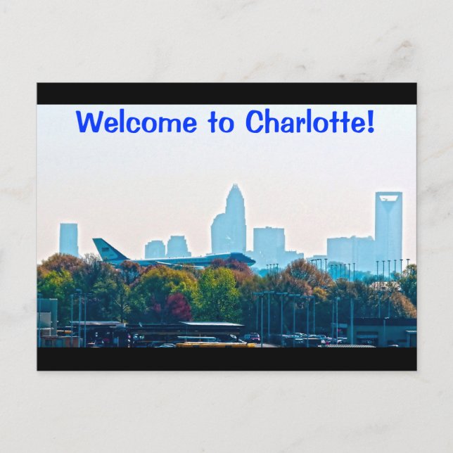 Welcome to Charlotte! Postcard (Front)