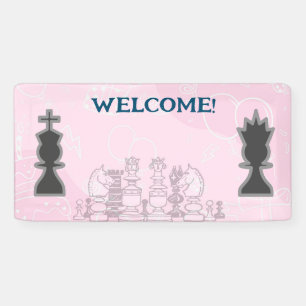 Welcome to Chess Party Banner