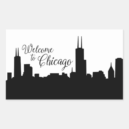Welcome to Chicago Sticker large
