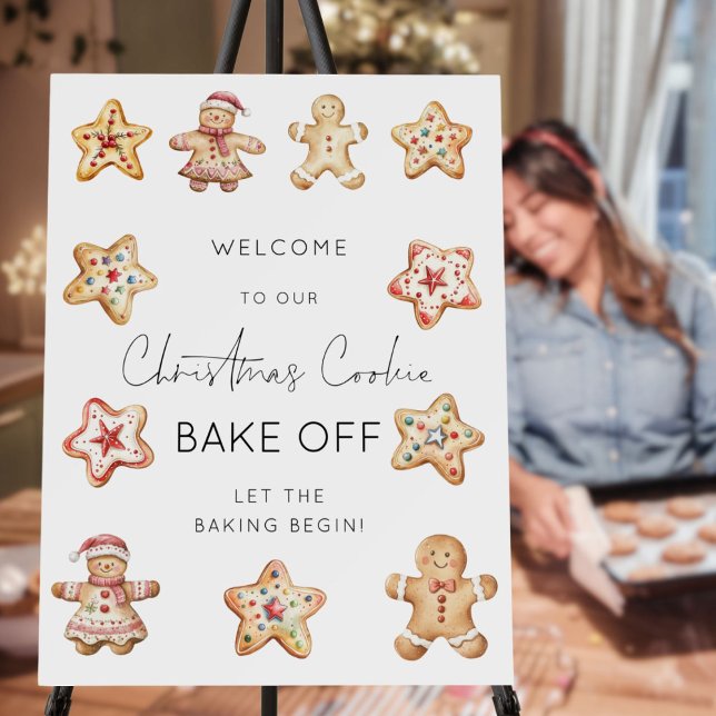 Welcome to Christmas Cookie Bake Off Party Foam Board (Creator Uploaded)