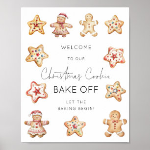 Welcome to Christmas Cookie Bake Off Poster