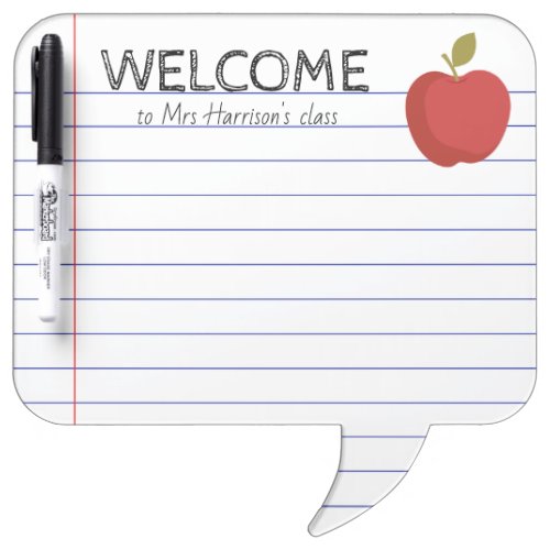 Welcome to Class Teachers Classroom  Dry Erase Board