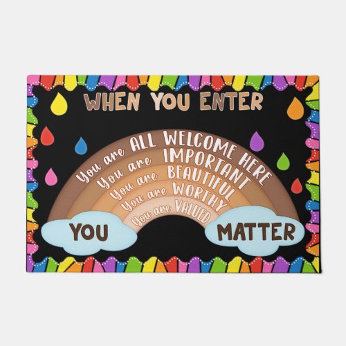 Welcome To Classroom Door Mat Funny Teacher Gifts Doormat