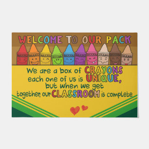 Welcome To Classroom Door Mat, Funny Teacher Gifts Doormat