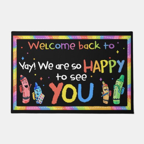 Welcome To Classroom Door Mat Funny Teacher Gifts Doormat