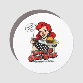 Welcome To Clown World Car Magnet