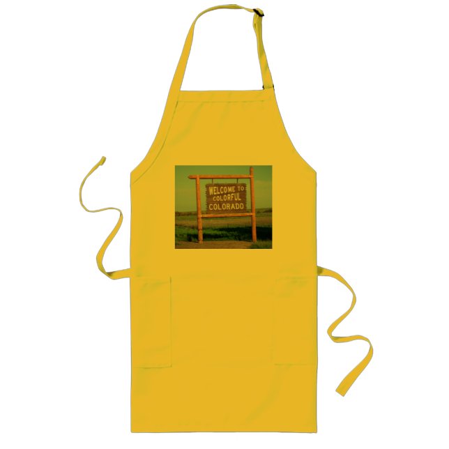 Welcome to Colorful Colorado Apron (Front)