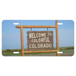 Welcome to Colorful Colorado Car Tag License Plate