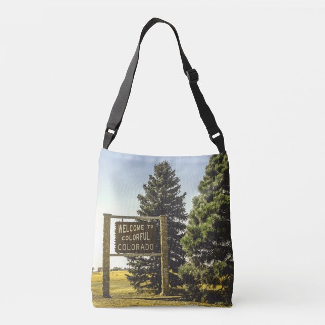 Welcome to Colorful Colorado Crossbody Bag (Back)