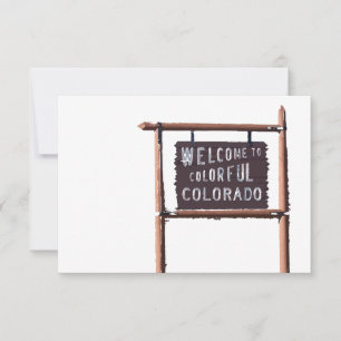 welcome to colorful colorado invitation