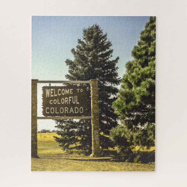 Welcome to Colorful Colorado Jigsaw Puzzle (Vertical)