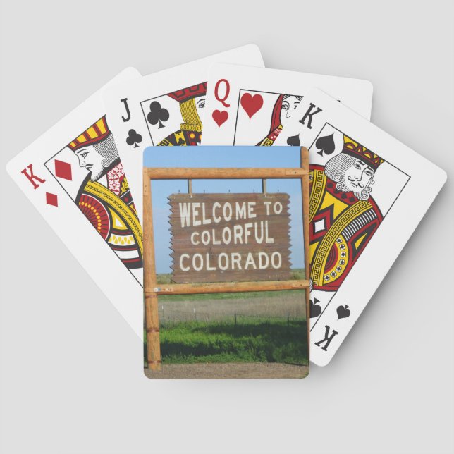 Welcome to Colorful Colorado Playing Cards (Back)