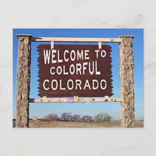 Welcome to Colorful Colorado Postcard