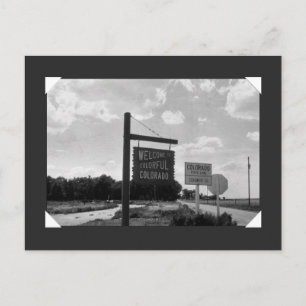 Welcome to Colorful Colorado Postcard