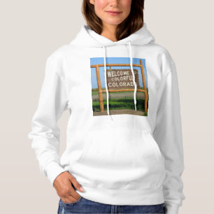 Welcome to Colorful Colorado Woman's Hoodie