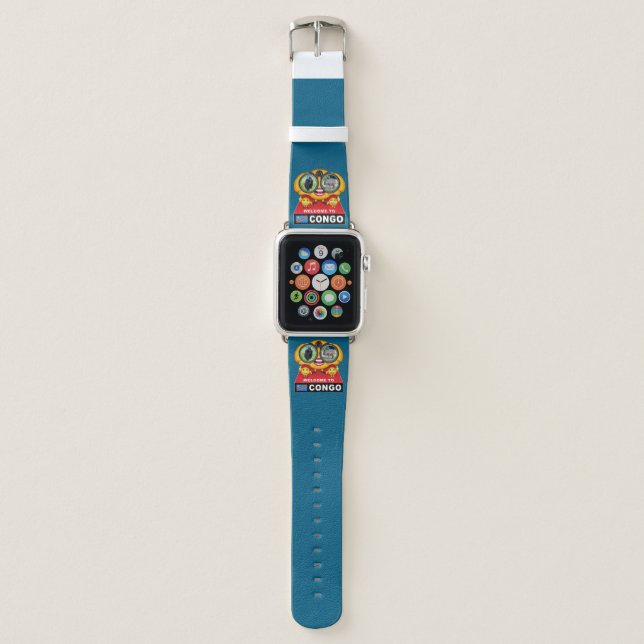 Welcome to Congo Apple Watch Band (Front)