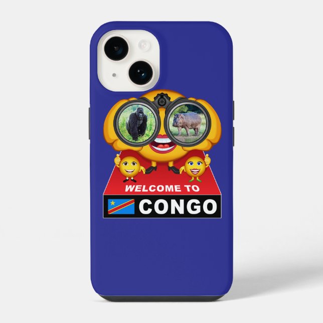 Welcome to Congo Iphone Case (Back)