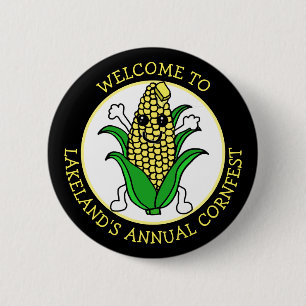 Welcome to Cornfest Personalized Button