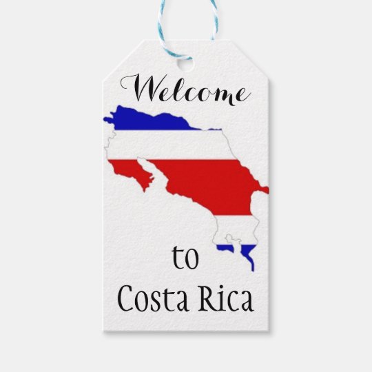 Welcome To Costa Rica Destination Wedding Gift Tag Zazzle Com