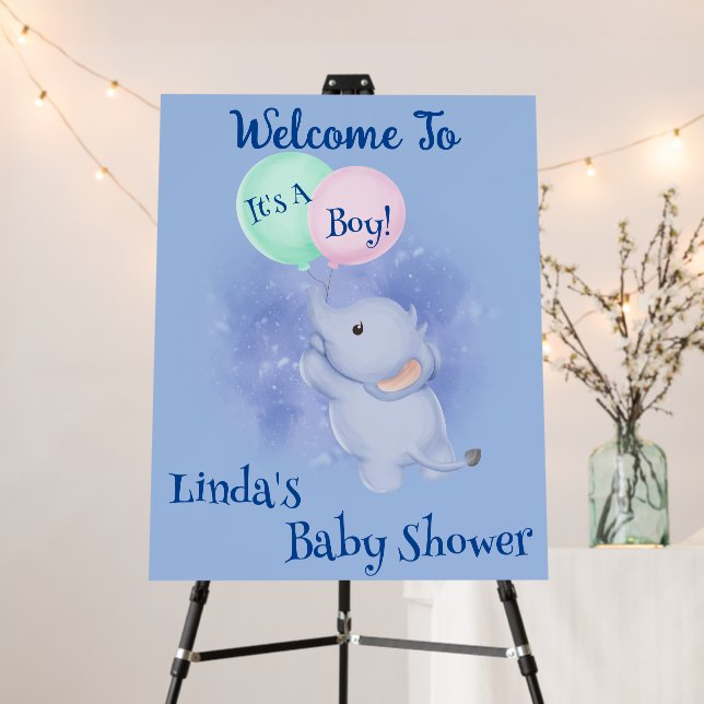 Welcome To Customized Baby Shower  Foam Board (In Situ (Stand))