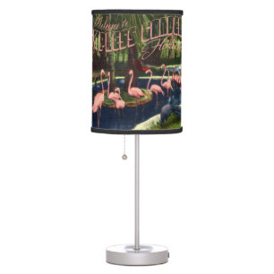 Welcome to Cypress Gardens Vintage Postcard Lamp