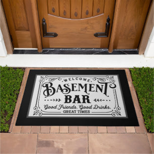 Welcome to Dad's Basement Bar Doormat