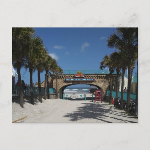 Welcome to Daytona Beach photo postcard