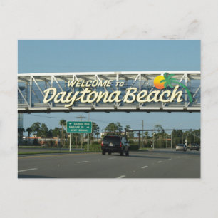 Welcome to Daytona Beach Postcard
