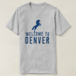 Welcome To Denver - Demon Horse T-shirt at Zazzle
