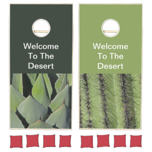 Welcome To Desert Arizona Home Cactus Southwest Cornhole Set