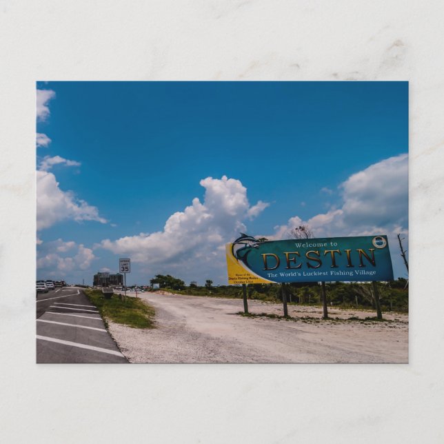 welcome to destin postcard (Front)
