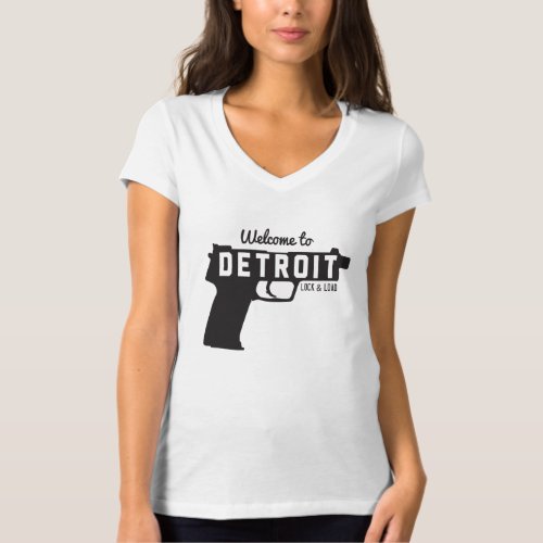 Welcome to Detroit Lock  Load T_Shirt