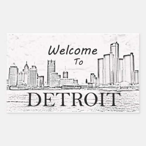 Welcome to Detroit Sticker