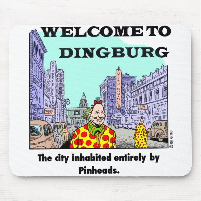 Welcome To Dingburg #2 Mouse Pad (Front)