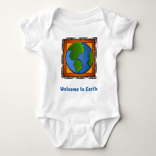 Welcome to Earth 09 Baby Bodysuit