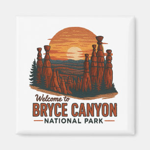 Welcome to Embroidery Bryce Canyon National USA Magnet