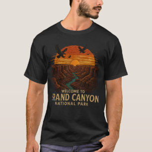 Welcome to Embroidery Grand Canyon National USA T-Shirt
