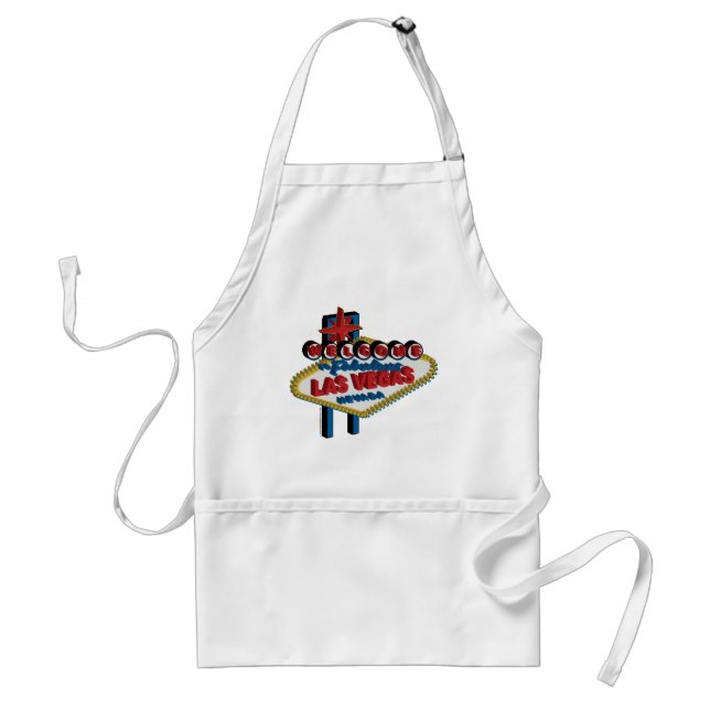 Welcome to Fabulous Las Vegas Adult Apron (Front)