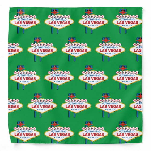 Welcome To Fabulous Las Vegas Bandana (Front)