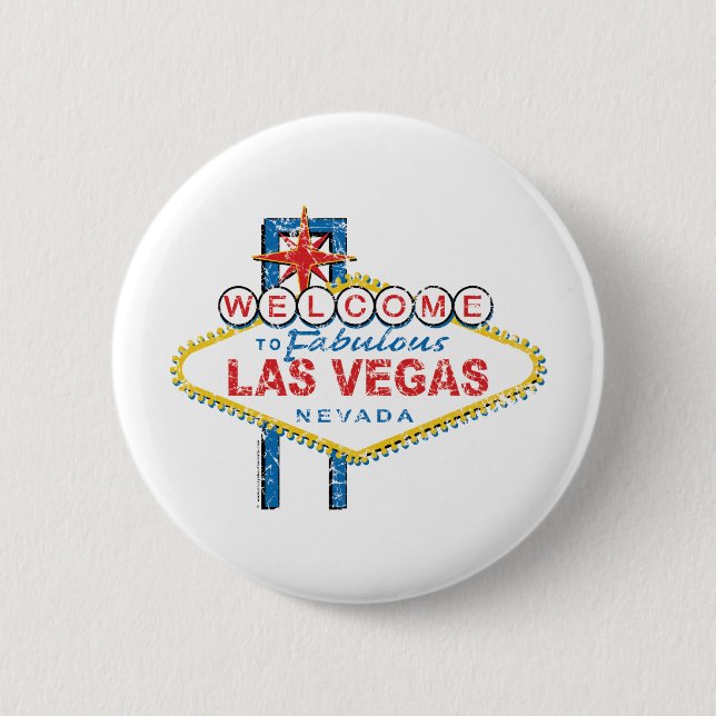Welcome to Fabulous Las Vegas Button (Front)