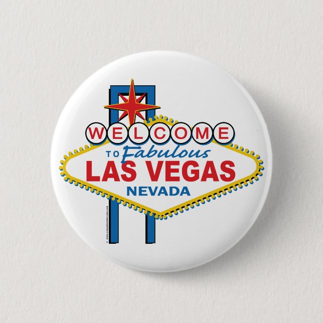 Welcome to Fabulous Las Vegas Button (Front)