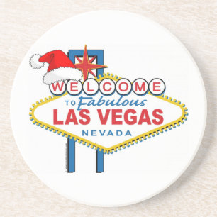 Welcome to Fabulous Las Vegas Christmas Coaster