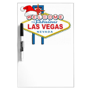 Welcome to Fabulous Las Vegas Christmas Dry Erase Board
